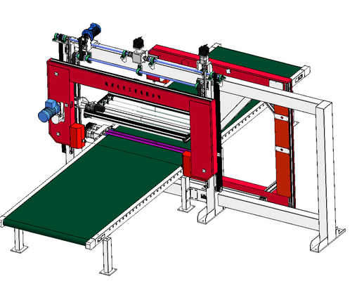 380v 50hz ডুয়াল ব্লেড 10m/মিনিট CNC কাটিং মেশিন DTC-SD2012