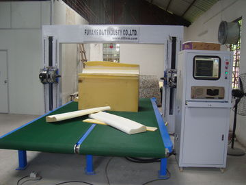 6KW বেল্ট পরিবাহক ছক নমনীয় Polyurethane লম্বিত ফলক কাটন মেশিন 1800KG