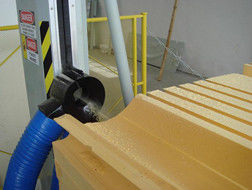 CNC, কনট্যুর রক উল PHENOL সঙ্গে foams কম্পিউটার নিয়ন্ত্রণ সিস্টেমের সাথে কাটন মেশিন