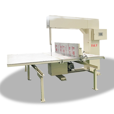 স্পঞ্জ গদির জন্য CNC উল্লম্ব ম্যানুয়াল ফোম কাটার 1.74kW