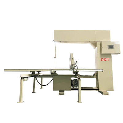 স্পঞ্জ গদির জন্য CNC উল্লম্ব ম্যানুয়াল ফোম কাটার 1.74kW