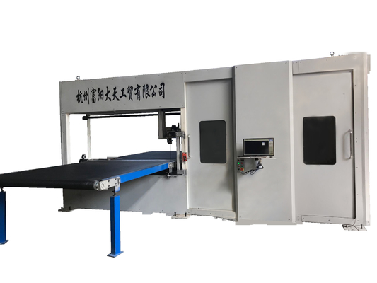 রিভলভিং রিজিড ফোম PU কনট্যুর কাটার DTC-R2012V 5 রিং নাইফ অনুভূমিক
