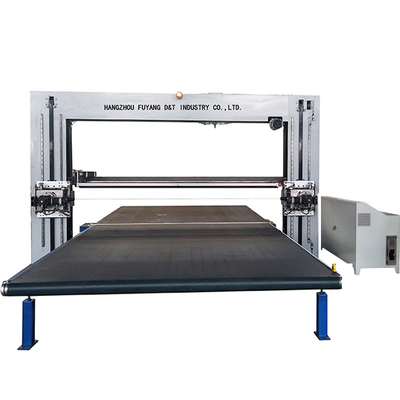 D&T CNC স্পঞ্জ ফোম PU কাটিং মেশিন স্বয়ংক্রিয় অনুভূমিক দোদুল্যমান