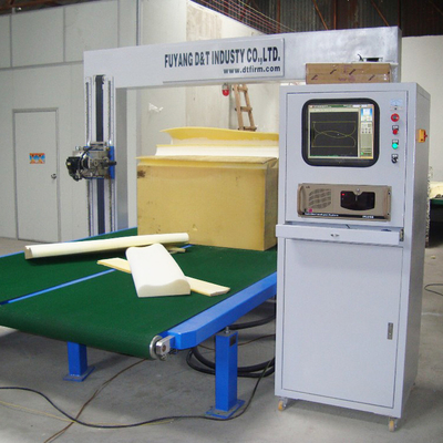 D&T CNC স্পঞ্জ ফোম PU কাটিং মেশিন স্বয়ংক্রিয় অনুভূমিক দোদুল্যমান