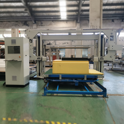 CNC ফোম উল্লম্ব কাটিং মেশিন নমনীয় পিইউ ফোম কাটিং উচ্চ গতির কনট্যুর কাটিং সঙ্গে উচ্চ নির্ভুলতা জন্য সার্কুলেটিং কাটার