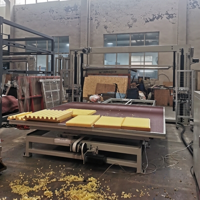 সিএনসি অনুভূমিক oscillating Saw Blade Foam Cutting Machine For Sponge And Flexible PU With Belt Rotary Table সিএনসি অনুভূমিক দোলনা ব্লেড স্পঞ্জ এবং নমনীয় পিইউ জন্য ফোম কাটিং মেশিন বেল্ট ঘোরানো টেবিল সঙ্গে
