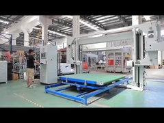 রিং ছুরি ঘোরানো কনট্যুর কাটিং মেশিন পিইউ ফোম অনুভূমিক DTC-R2012V5