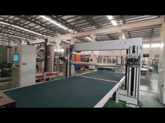 স্বয়ংক্রিয় ডাবল ব্লেড অনুভূমিক এবং উল্লম্ব পিইউ ফোম স্পঞ্জ সিএনসি কাটিং মেশিন