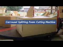 কাস্টমাইজড হাই পারফরম্যান্স স্পঞ্জ কাটার মেশিন, সার্কেল হরিজোন্টাল কাটার