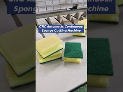 স্বয়ংক্রিয় ক্রমাগত স্পঞ্জ ফ্রিজিং মেশিন ডিশ ওয়াশিং Abrasive স্পঞ্জ জন্য