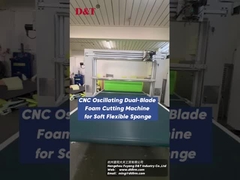 ডুয়াল ব্লেড 2 ডি আকারের রিবাউন্ড ফোমের জন্য দোলক ব্লেড কনট্যুর কাটার