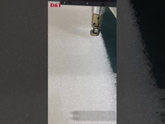 40m / মিনিট ফোম উল্লম্ব সিএনসি স্পঞ্জ কাটিং মেশিন কাটা 2D আকার